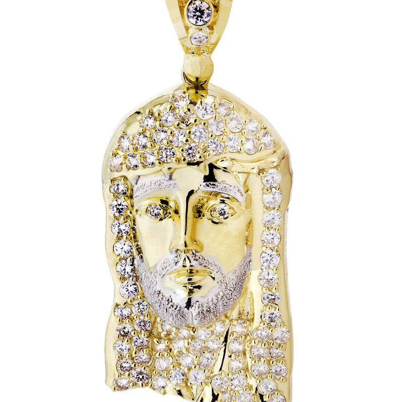 10K Yellow Gold Jesus Piece Chain | Appx. 21.5 Grams