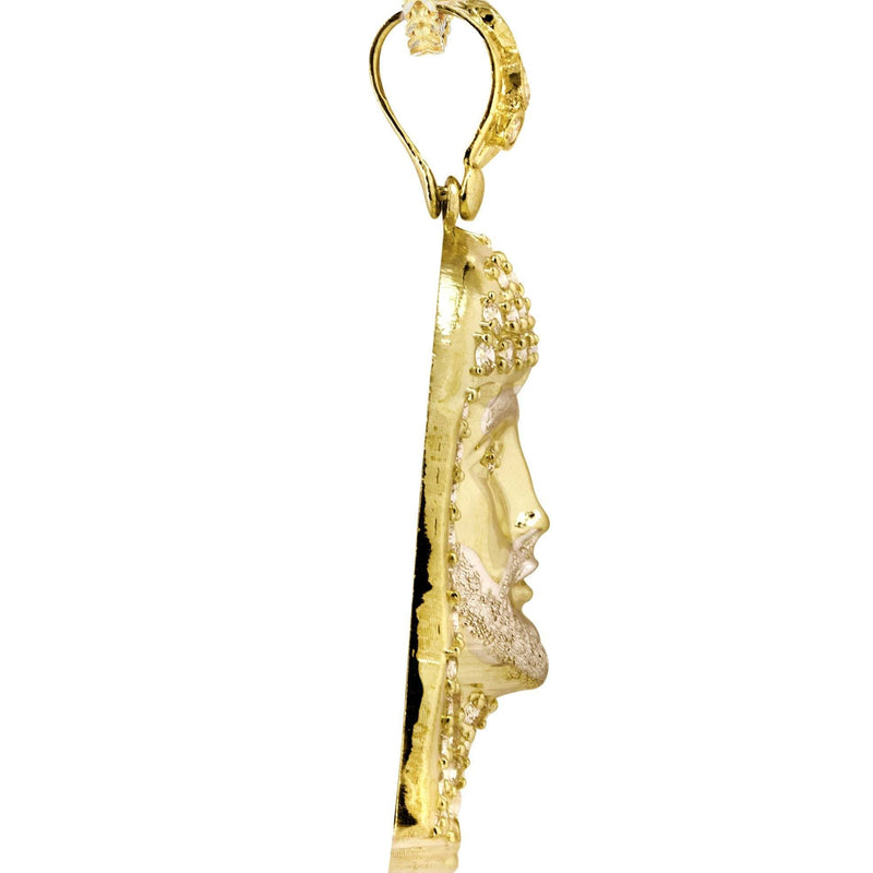 10K Yellow Gold Jesus Piece Chain | Appx. 21.5 Grams