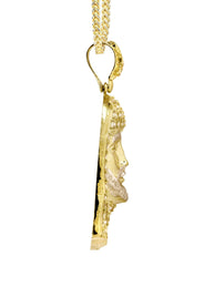 10K Yellow Gold Jesus Piece Chain | Appx. 21.5 Grams
