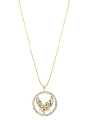 10K Yellow Gold Eagle Necklace | Appx. 19 Grams