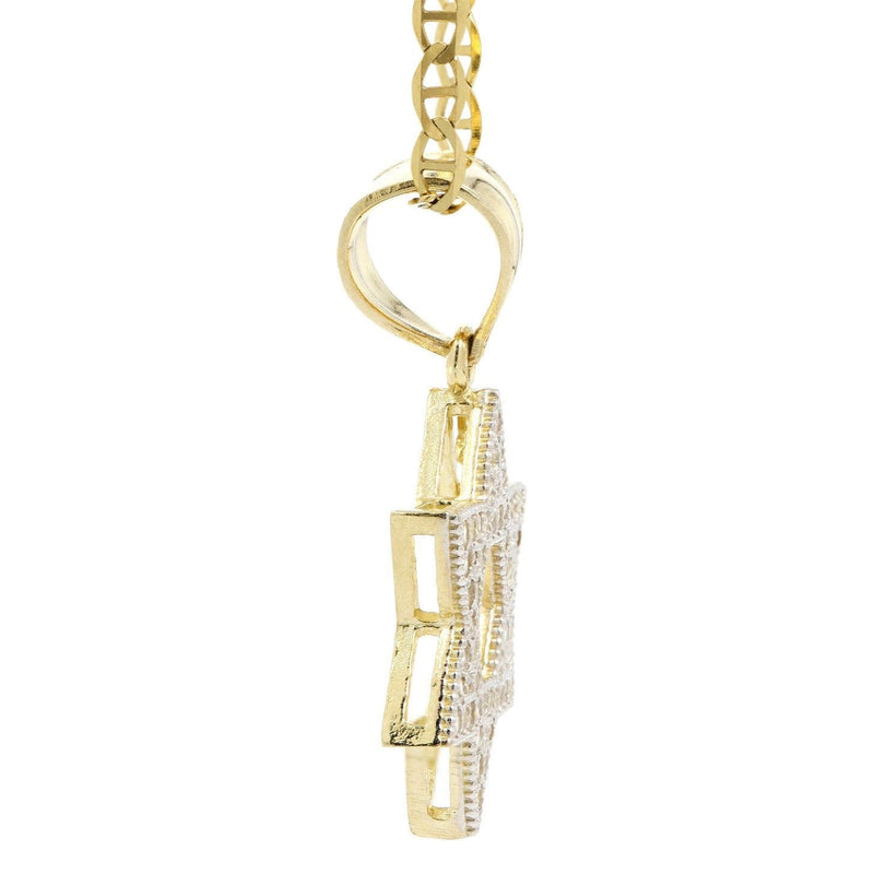 10K Yellow Gold Mariner  Star Necklace | Appx. 5 Grams