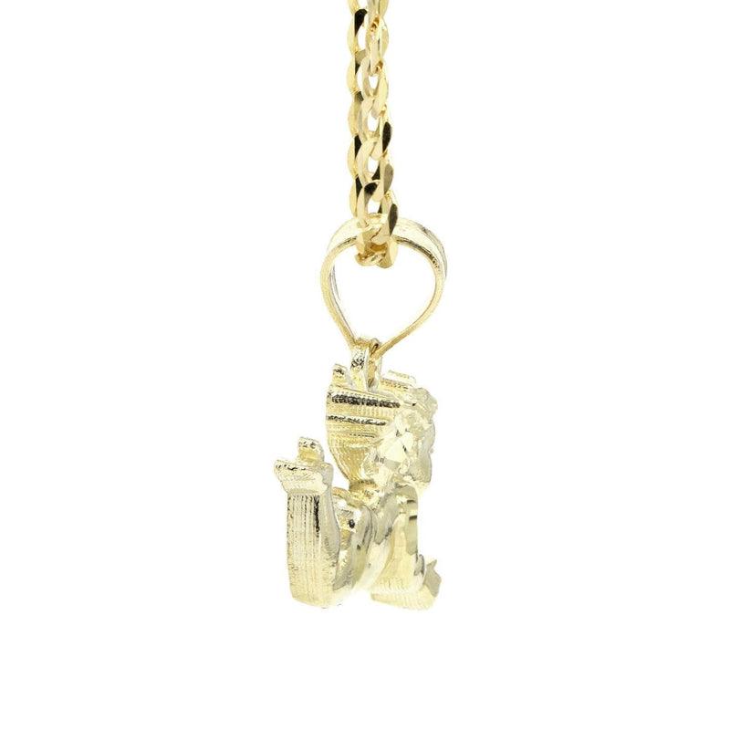 10K Yellow Gold Necklace & Cupid Necklace | Appx. 6.5 Grams