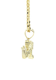 10K Yellow Gold Necklace & Cupid Necklace | Appx. 6.5 Grams