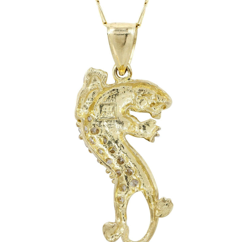 10K Yellow Gold Figaro  Tiger Necklace | Appx. 12 Grams