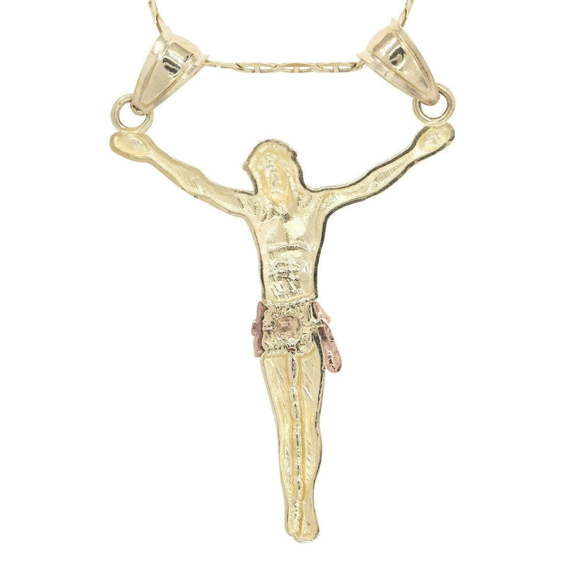 10K Yellow Gold Mariner Crucifix Necklace | Appx. 3.5 Grams