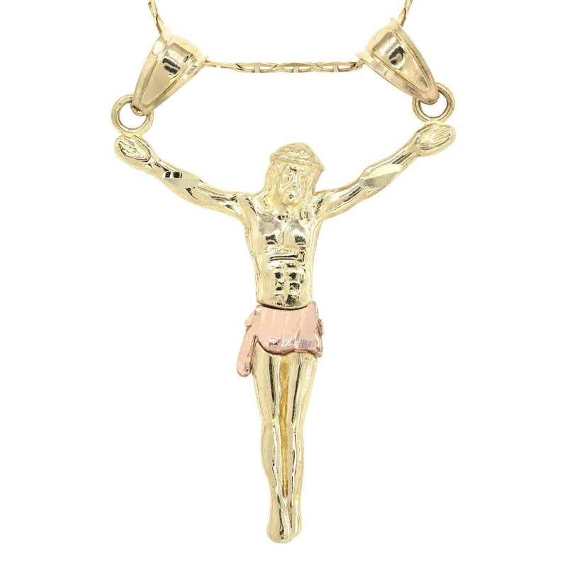 10K Yellow Gold Mariner Crucifix Necklace | Appx. 3.5 Grams