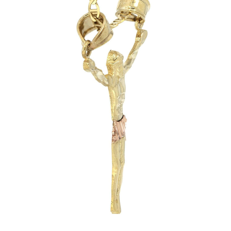 10K Yellow Gold Mariner Crucifix Necklace | Appx. 3.5 Grams