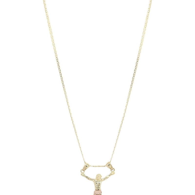 10K Yellow Gold Mariner Crucifix Necklace | Appx. 3.5 Grams