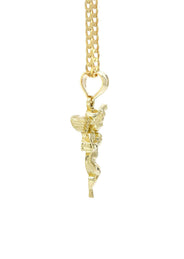 10K Yellow Gold Necklace & Angel Necklace | Appx. 6.3 Grams