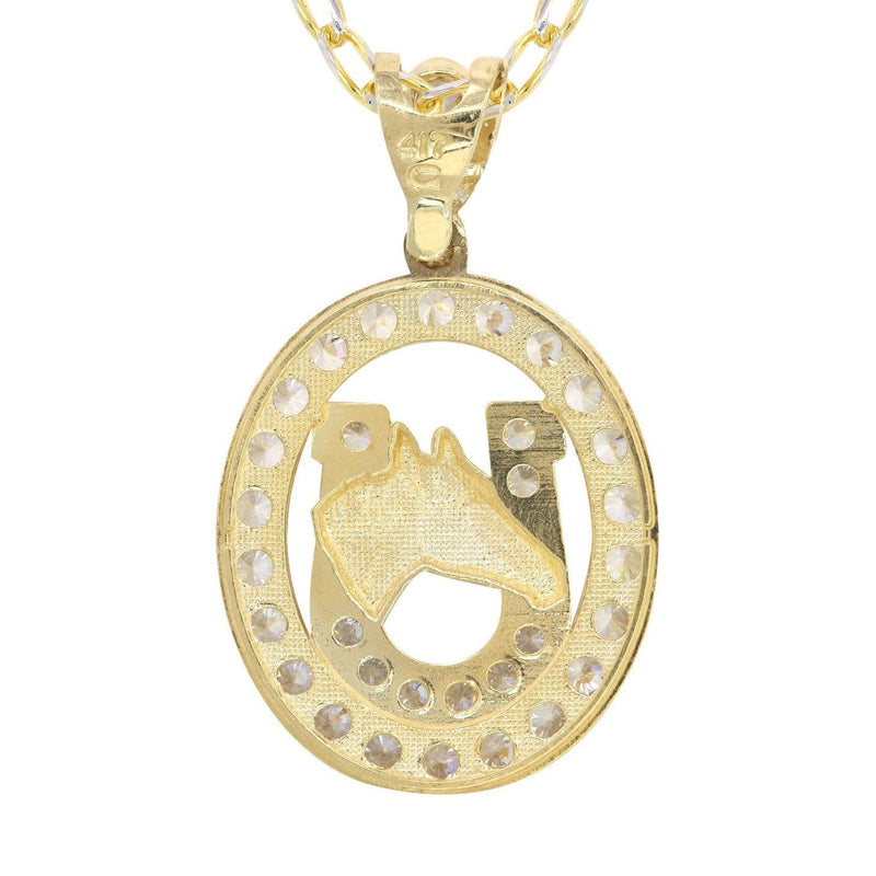 10K Yellow Gold Fancy Link  Horse Shoe | Appx. 12.6 Grams