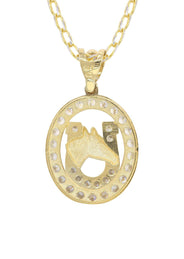 10K Yellow Gold Fancy Link  Horse Shoe | Appx. 12.6 Grams