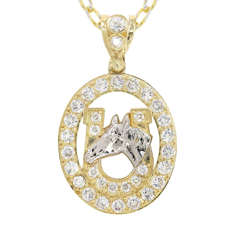 10K Yellow Gold Fancy Link  Horse Shoe | Appx. 12.6 Grams