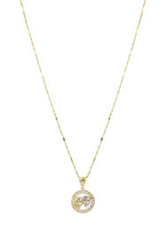10K Yellow Gold Fancy Link  Theater Necklace | Appx. 5.8 Grams