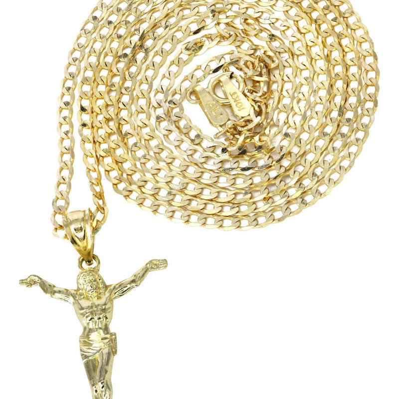 10K Gold Crucifix Necklace | Appx. 5.7 Grams