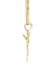 10K Gold Crucifix Necklace | Appx. 5.7 Grams