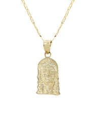 10K Gold Jesus Piece Necklace | Appx. 5.8 Grams