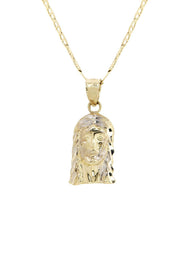 10K Gold Jesus Piece Necklace | Appx. 5.8 Grams