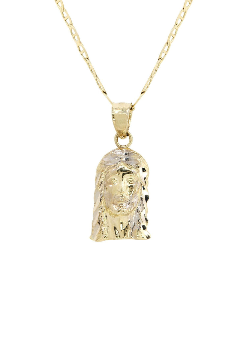 10K Gold Jesus Piece Necklace | Appx. 5.8 Grams