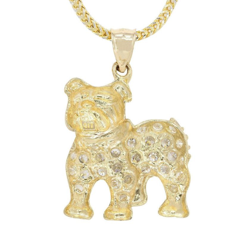 10K Yellow Gold Dog Necklace | Appx. 15.2 Grams