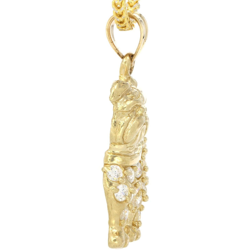 10K Yellow Gold Dog Necklace | Appx. 15.2 Grams