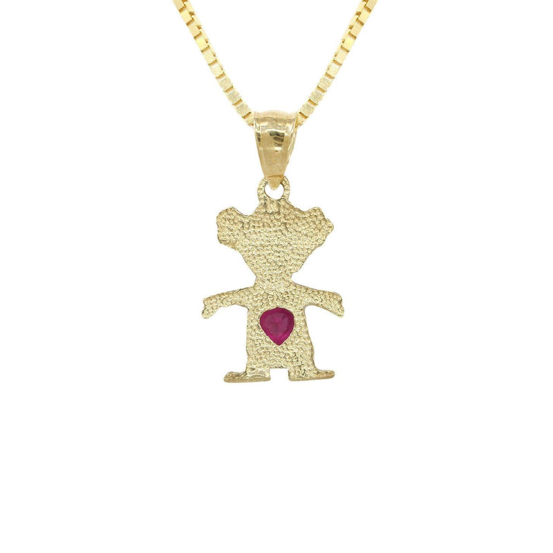 10K Yellow Gold Box  Children Necklace | Appx. 5.2 Grams