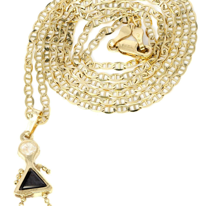 10K Yellow Gold Mariner  Children Necklace | Appx. 3.2 Grams