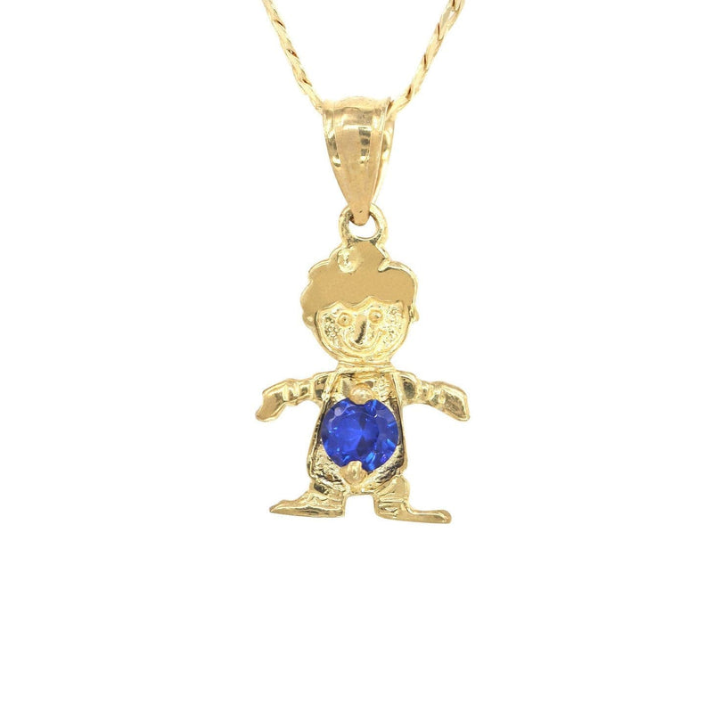 10K Yellow Gold Necklace & Cz Children Necklace | Appx. 5.8 Grams