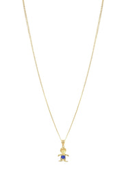10K Yellow Gold Necklace & Cz Children Necklace | Appx. 5.8 Grams