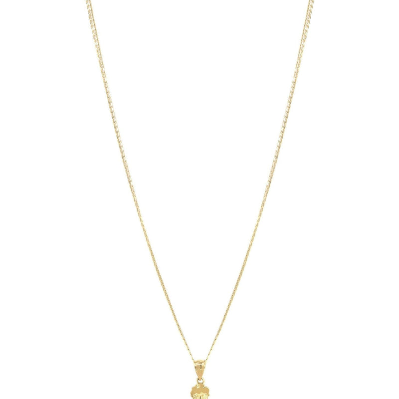 10K Yellow Gold Necklace & Cz Children Necklace | Appx. 5.8 Grams