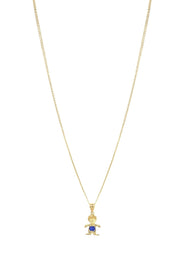 10K Yellow Gold Necklace & Cz Children Necklace | Appx. 5.8 Grams