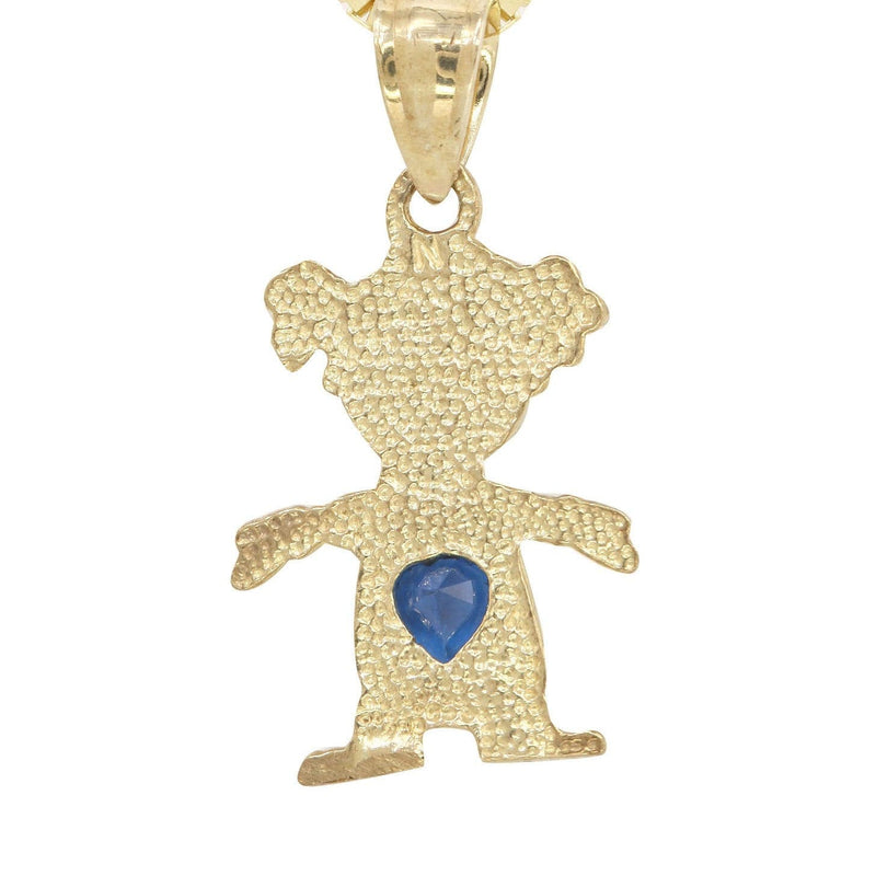 10K Yellow Gold Fancy Link  Children Necklace | Appx. 5.8 Grams