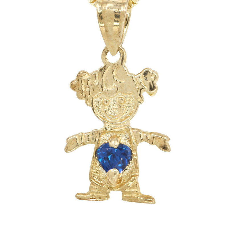 10K Yellow Gold Fancy Link  Children Necklace | Appx. 5.8 Grams