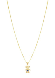 10K Yellow Gold Fancy Link  Children Necklace | Appx. 5.8 Grams