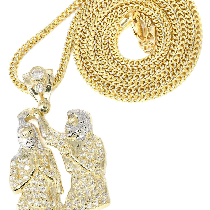 10K Yellow Gold Jesus Piece Chain | Appx. 15.3 Grams