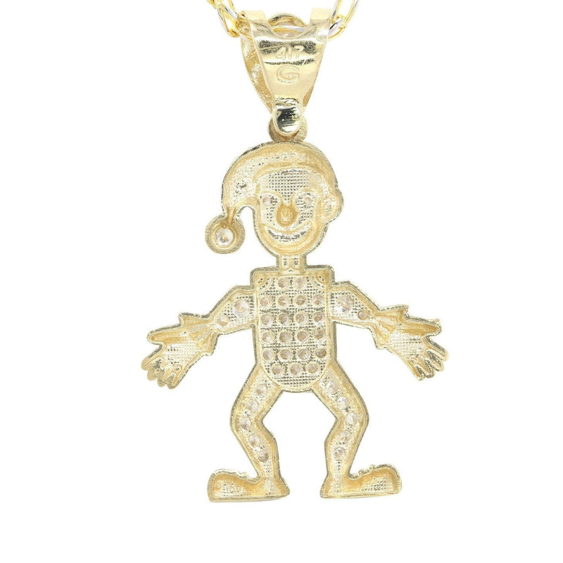 10K Yellow Gold Fancy Link  Children Necklace | Appx. 12.8 Grams