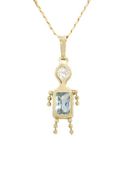 10K Yellow Gold Figaro  Children Necklace | Appx. 5.8 Grams