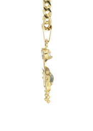 10K Yellow Gold Figaro  Children Necklace | Appx. 5.8 Grams