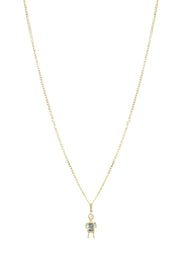 10K Yellow Gold Figaro  Children Necklace | Appx. 5.8 Grams