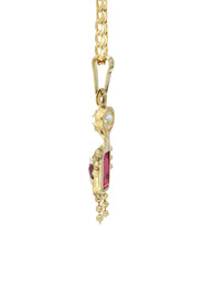 10K Yellow Gold Necklace & Cz Children Necklace | Appx. 5.8 Grams