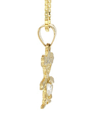 10K Yellow Gold Box  Children Necklace | Appx. 7.8 Grams