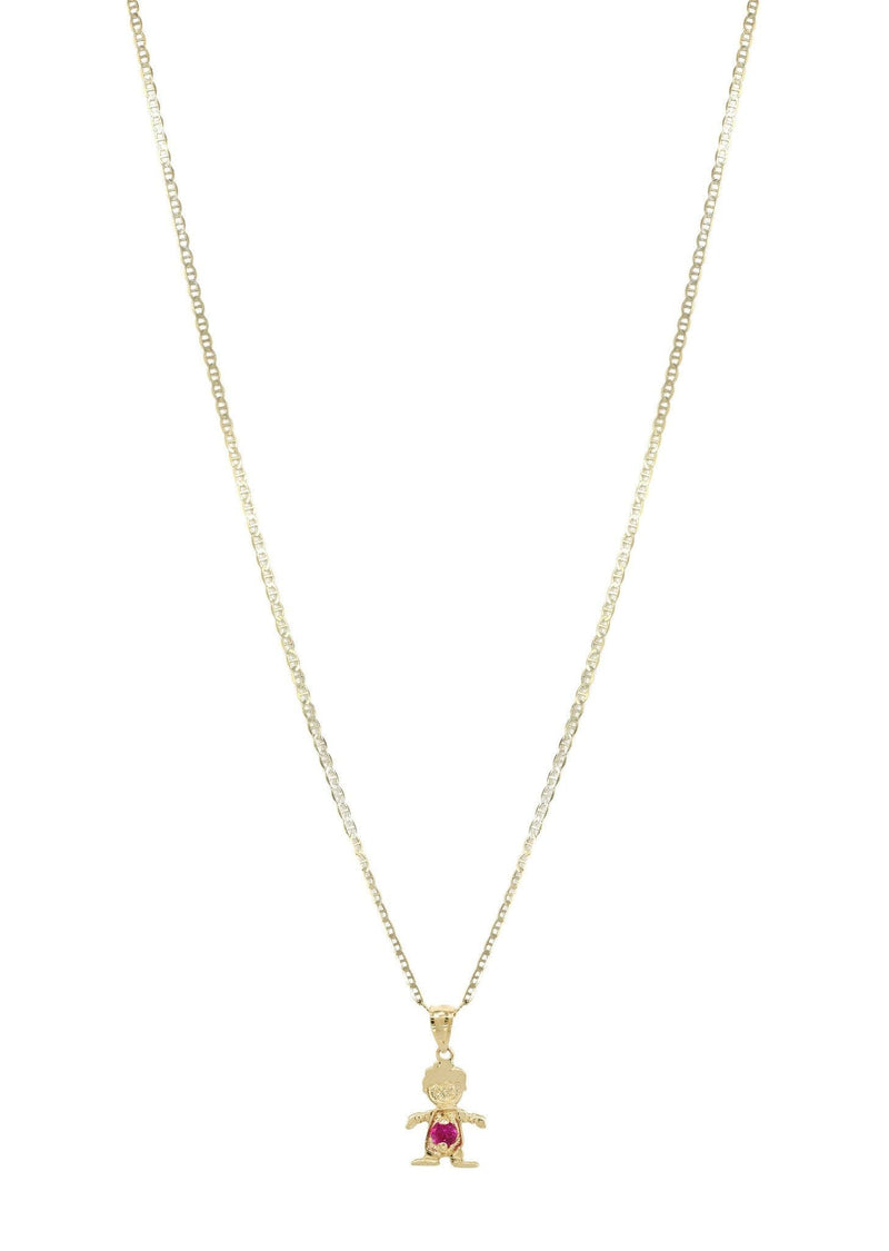 10K Yellow Gold Mariner  Children Necklace | Appx. 3 Grams