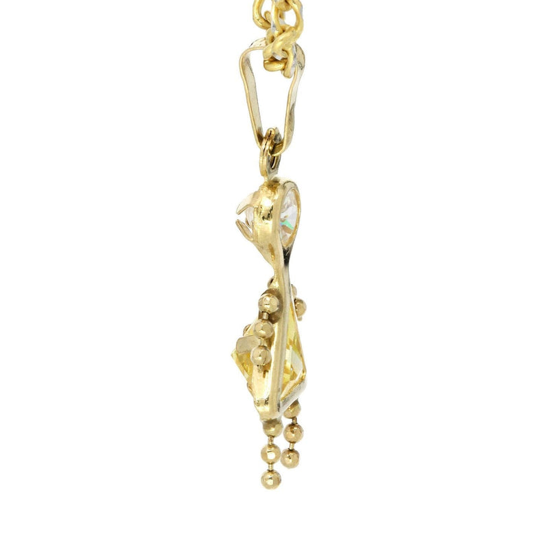 10K Yellow Gold Fancy Link  Children Necklace | Appx. 7.8 Grams