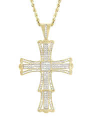 10K Yellow Gold Cross Necklace | Appx. 19 Grams