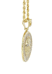 10K Yellow Gold Medusa Style Necklace | Appx. 15.7 Grams
