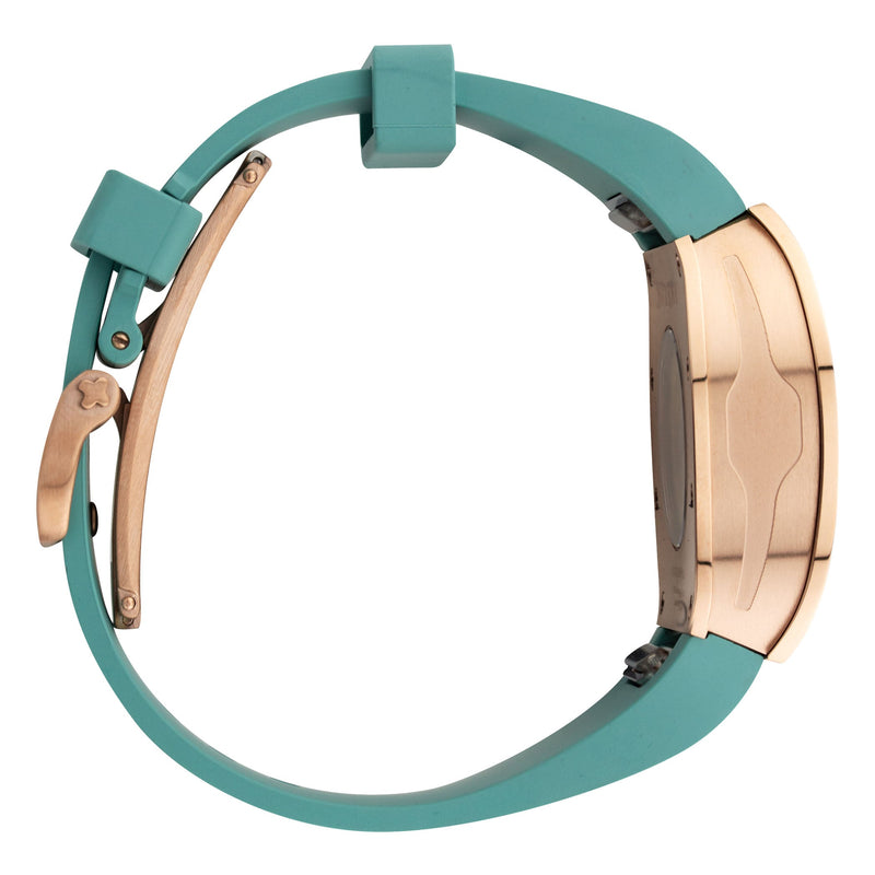 Frost NYC Womens Watch - Automatic Skeleton Rose Gold | WFRST-01-L-R Turquoise Band | Pre - Sale