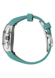 Frost NYC Evolution Women's Watch - Automatic Skeleton Steel Caged Heart | WFRST-01-H-S Turquoise Band | Pre - Sale