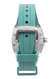 Frost NYC Evolution Women's Watch - Automatic Skeleton Steel Caged Heart | WFRST-01-H-S Turquoise Band | Pre - Sale