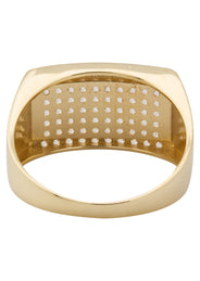 10K Gold Cz Pinky Ring For Men | 5 Grams