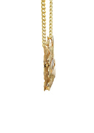 14K Gold  Couple Names Name Plate Necklace | Style #63