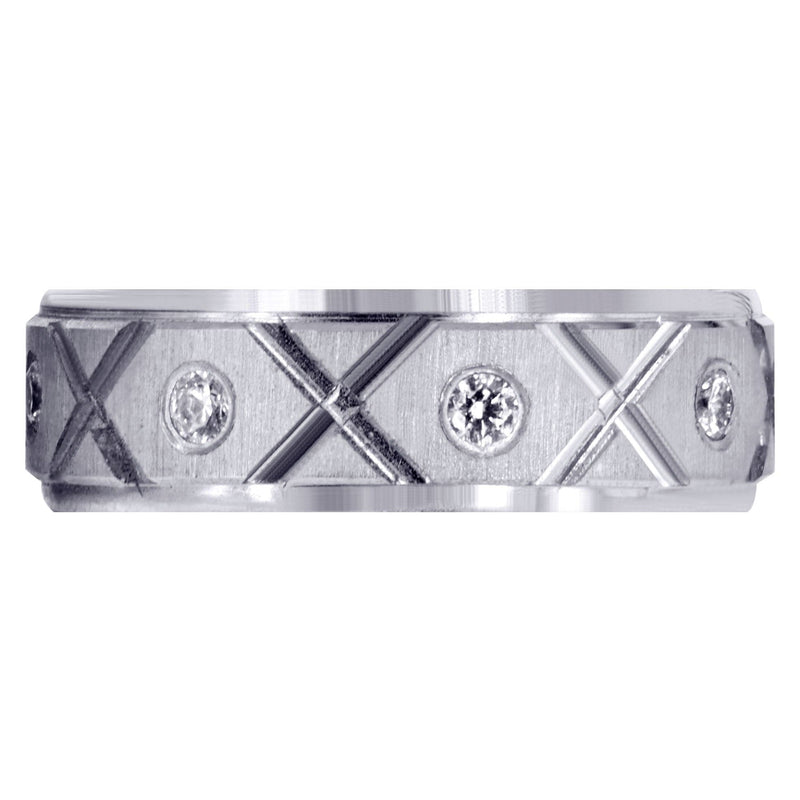 Classic Diamond Mens Wedding Band | 0.4 Carats (Cristian)